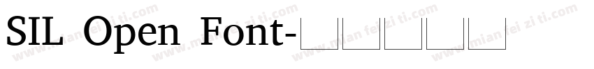 SIL Open Font字体转换